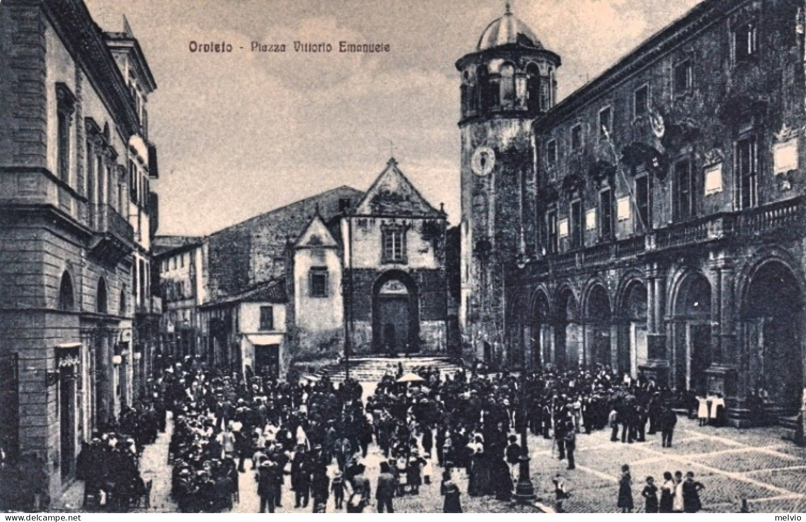 1925ca.-Orvieto, Terni, Piazza Vittorio Emanuele, Non Viaggiata - Terni