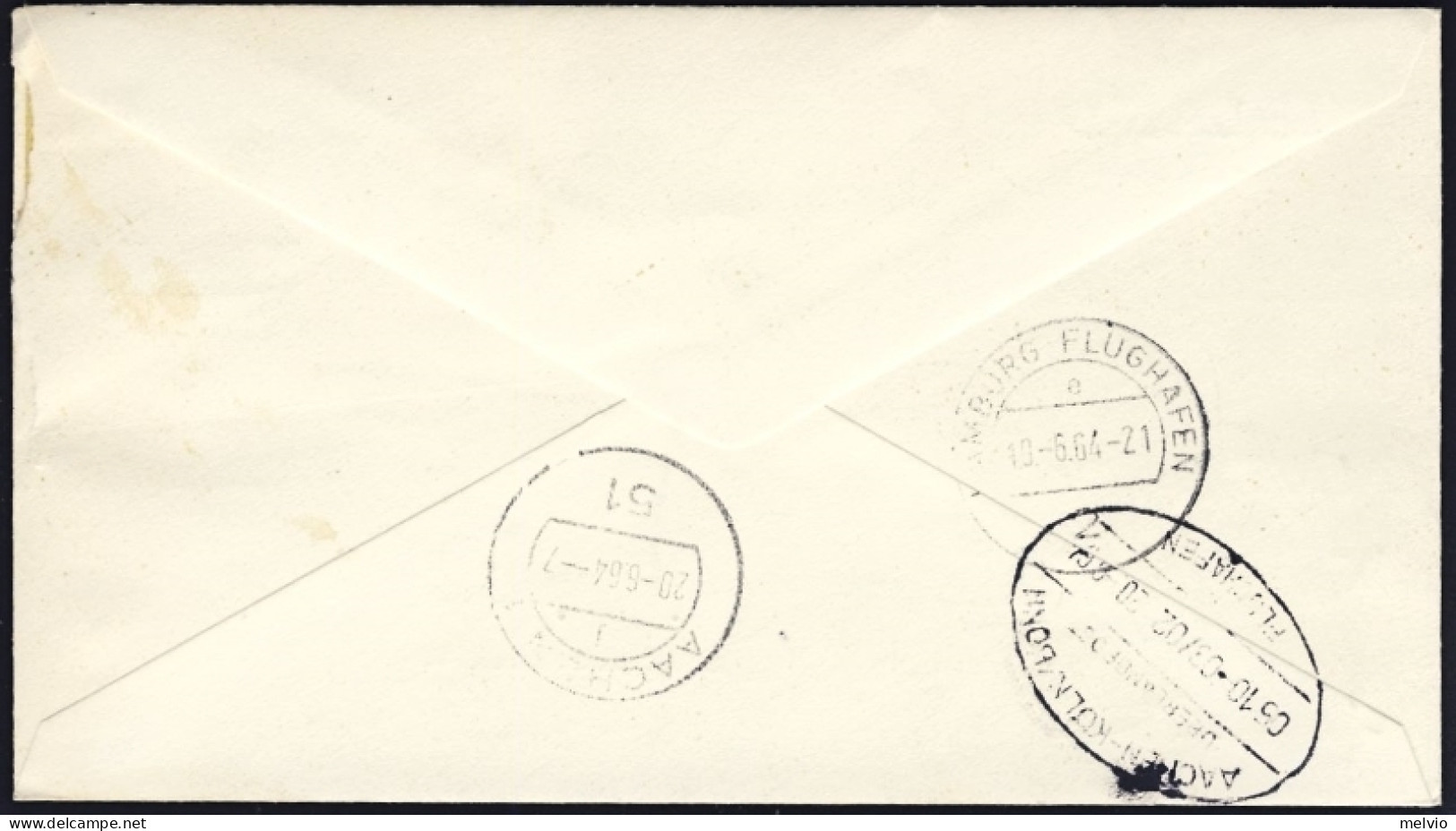 1964-Islanda 25 Kr. Stemma Su Raccomandata Espresso Con Annullo Fdc - Andere & Zonder Classificatie