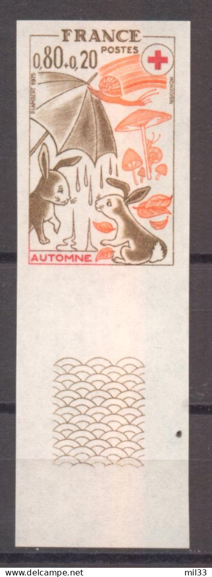 Croix Rouge Automne YT 1861 De 1975 Sans Trace De Charnière - Zonder Classificatie