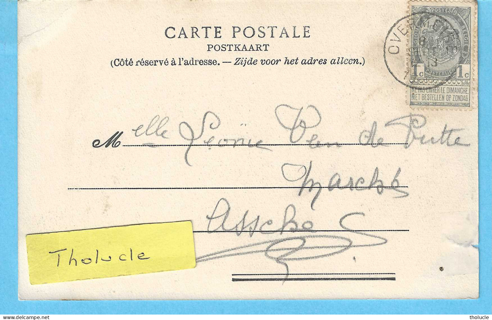 Overmere-Donk-Berlare-Lac Overmeire-Donck-Donkmeer-+/-1900-Le Chalet Gantois-Canotage - Berlare