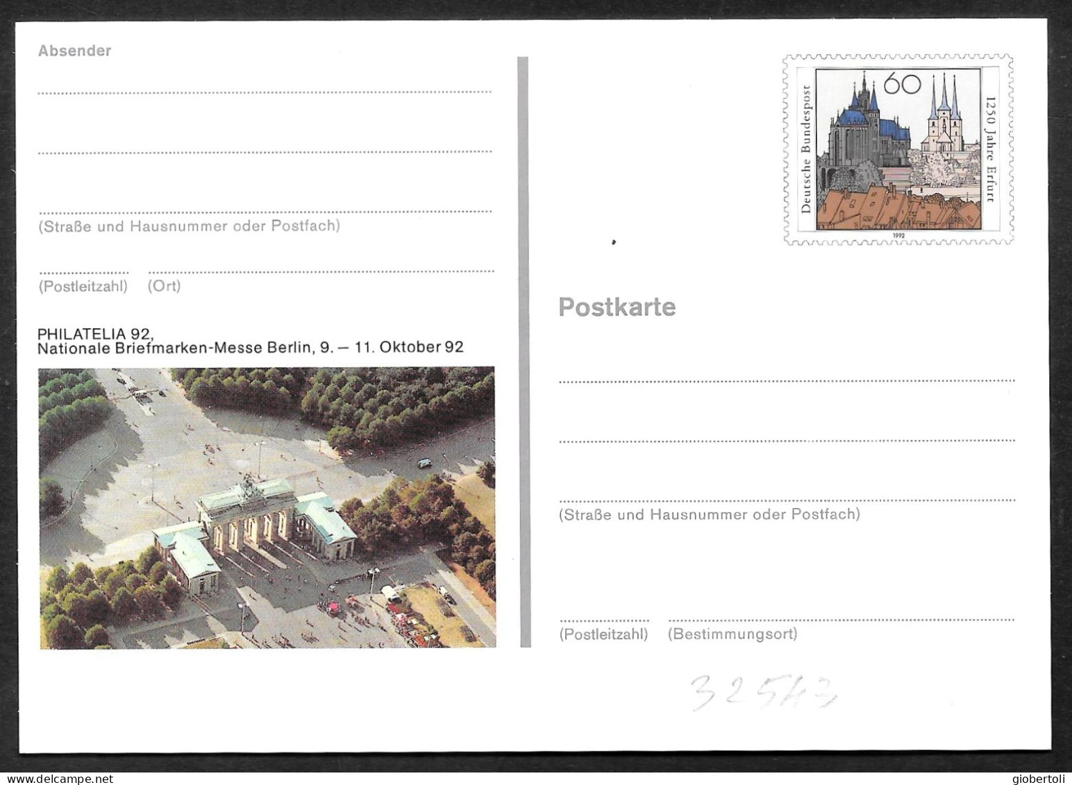 Germania/Germany/Allemagne: Intero, Stationery, Entier, Monumenti Tedeschi, German Monuments, Monuments Allemands - Denkmäler