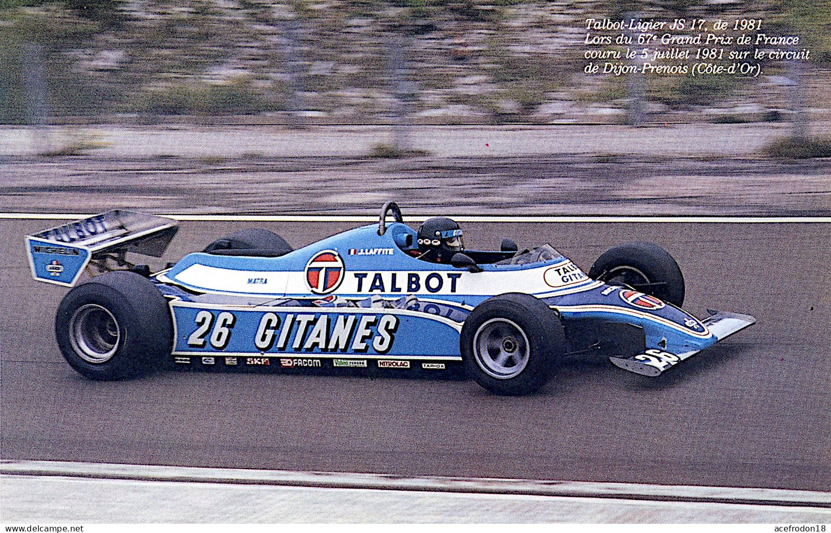 Talbot-Ligier JS 17 - Jacques Laffite - Automobile