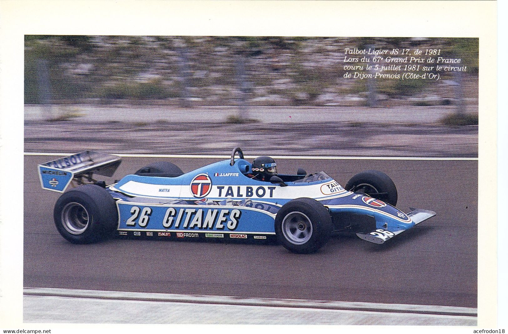 Talbot-Ligier JS 17 - Jacques Laffite - Automobile