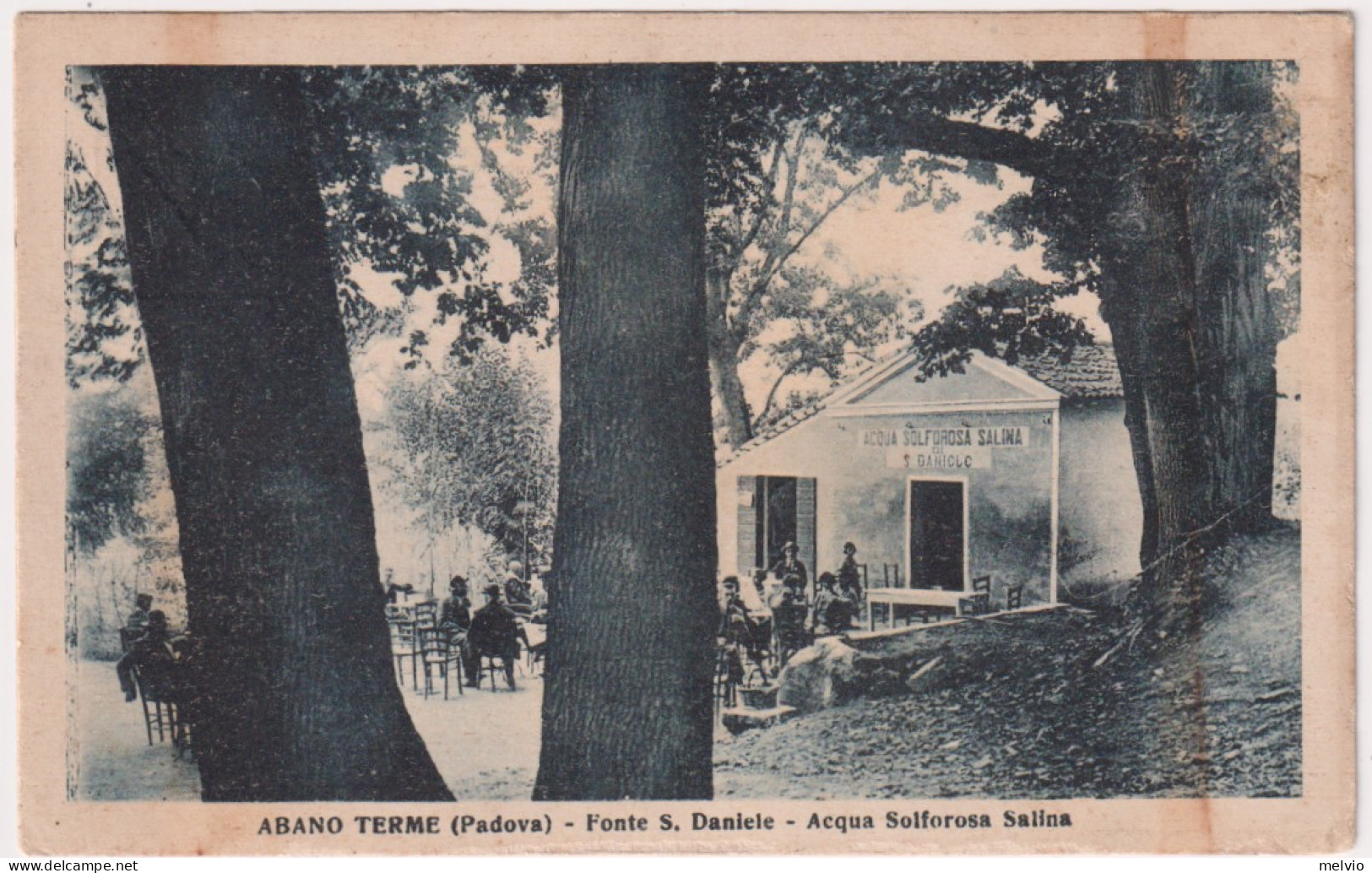 1920circa-Abano Terme (Padova) Fonte S.Daniele Acqua Solforosa Salina - Padova