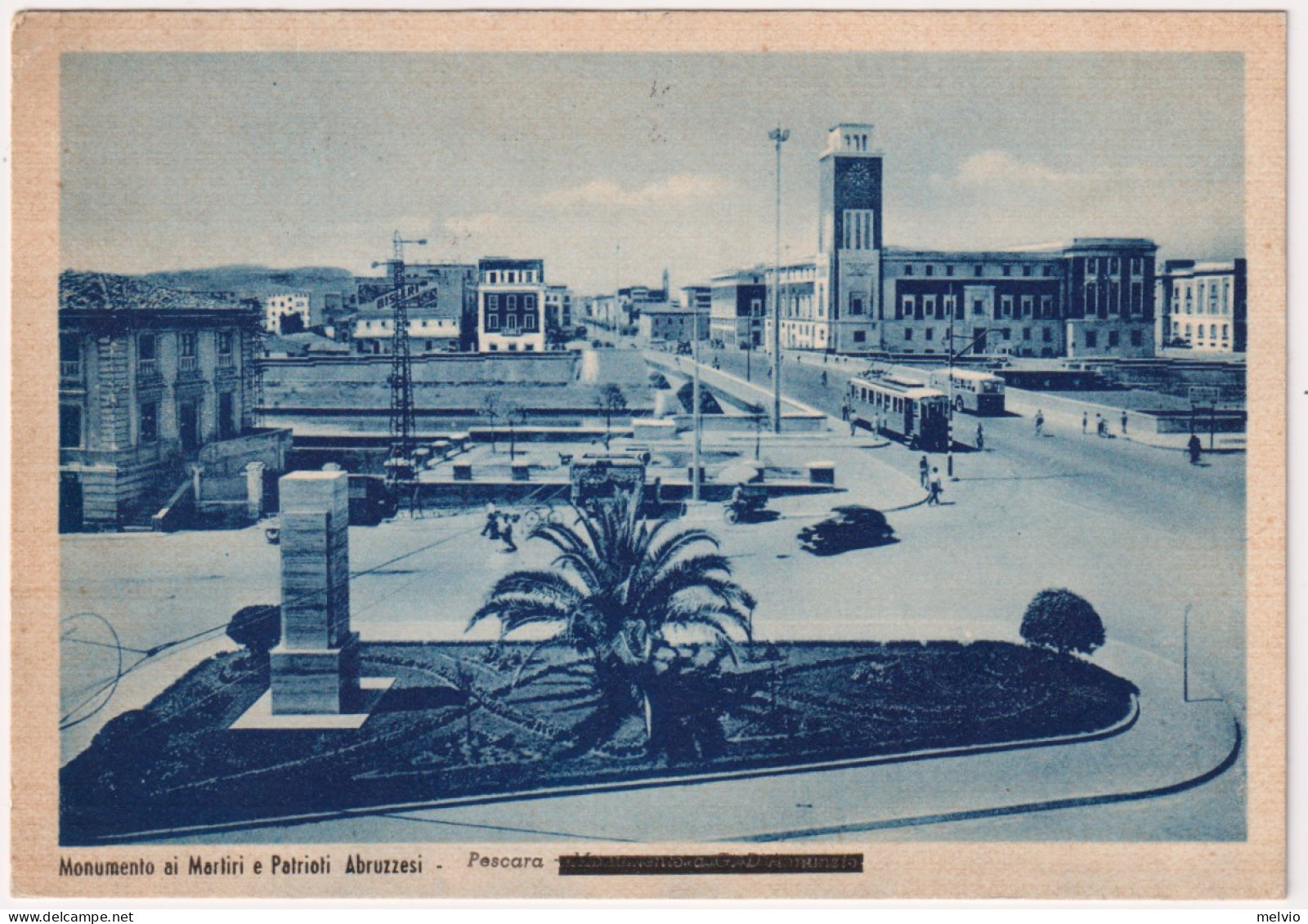 1953-Pescara Monumento Ai Martiri E Patrioti Abruzzesi - Pescara