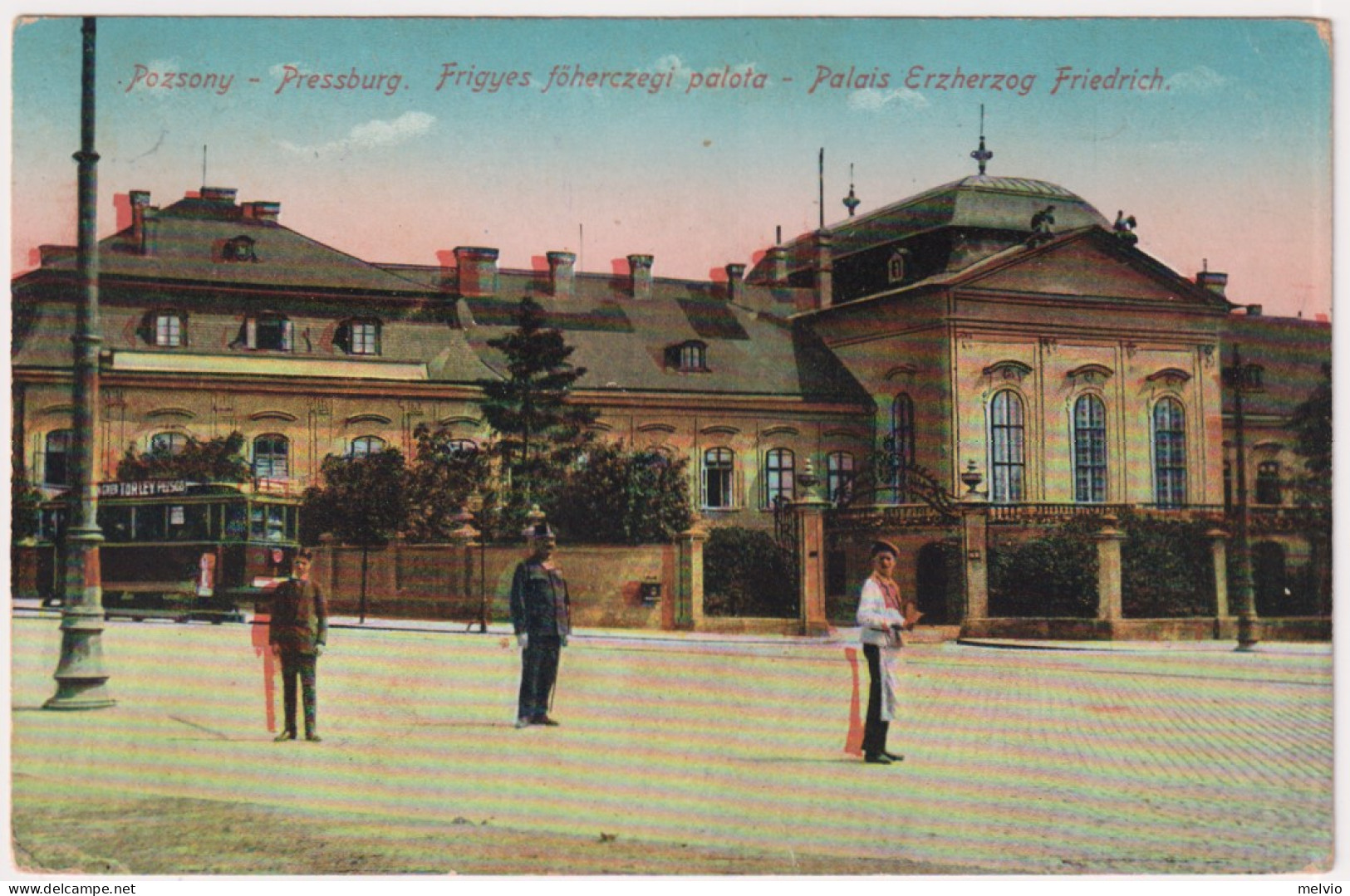 1916-Pozsony (Bratislava) In Franchigia Franc De Port Militaires Etrangers Inter - Slowakije