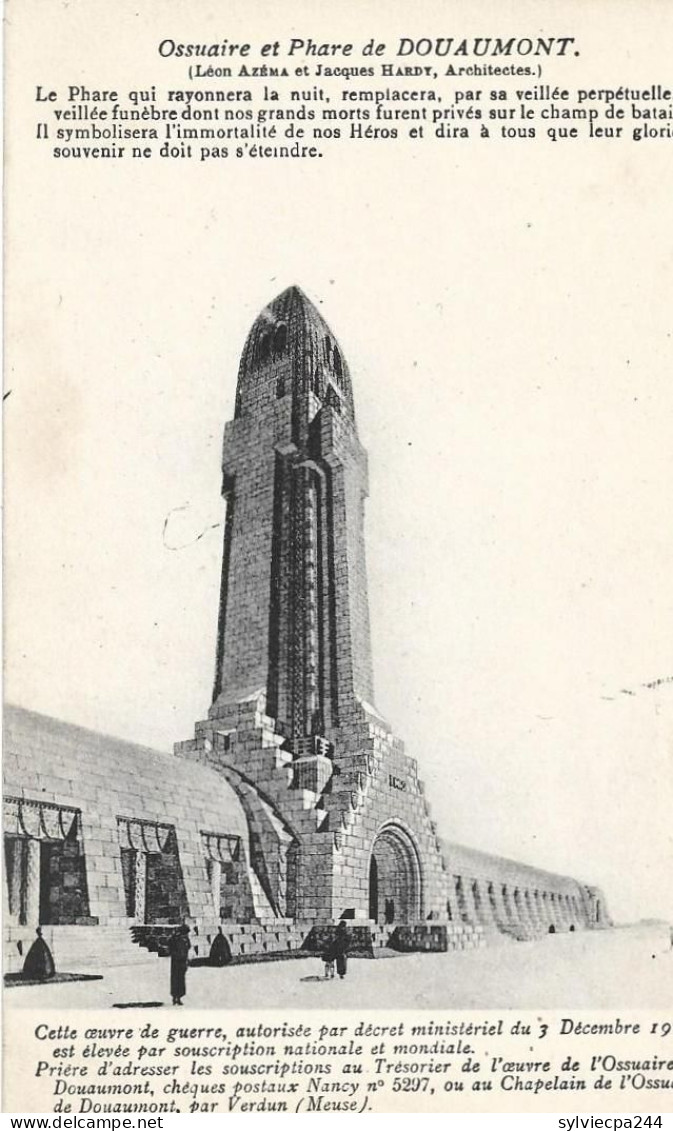 55 - DOUAUMONT - OSSUAIRE ET PHARE - Douaumont