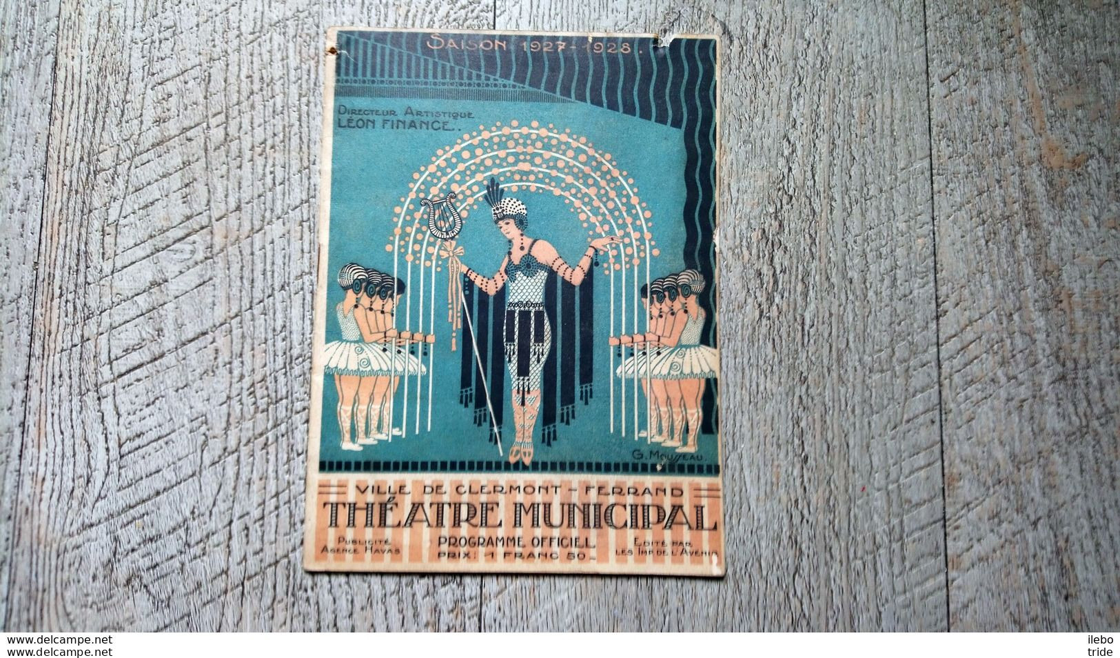 Programme Théâtre Municipal De Clermont Ferrand Mousseau - Programmes