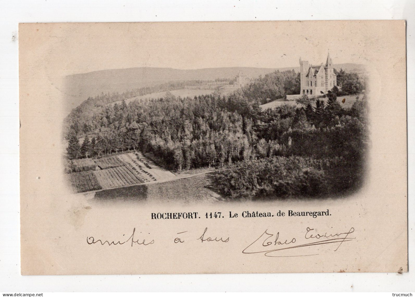 12 - ROCHEFORT - Le Château De Beauregard *1899* - Rochefort