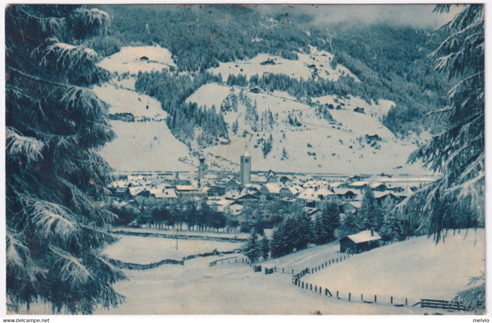 1935-"San Candido D'inverno"viaggiata - Siena