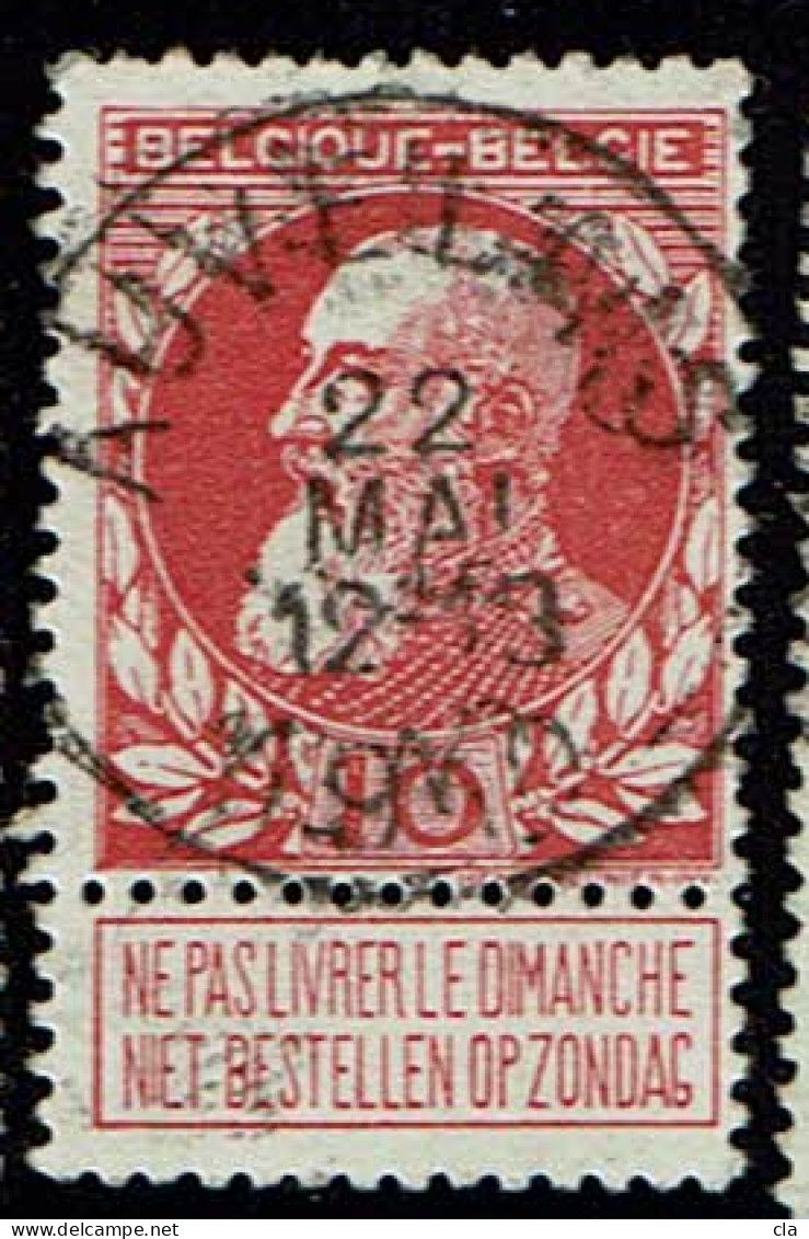 74  Obl  Auvelais  + 4 - 1905 Barbas Largas