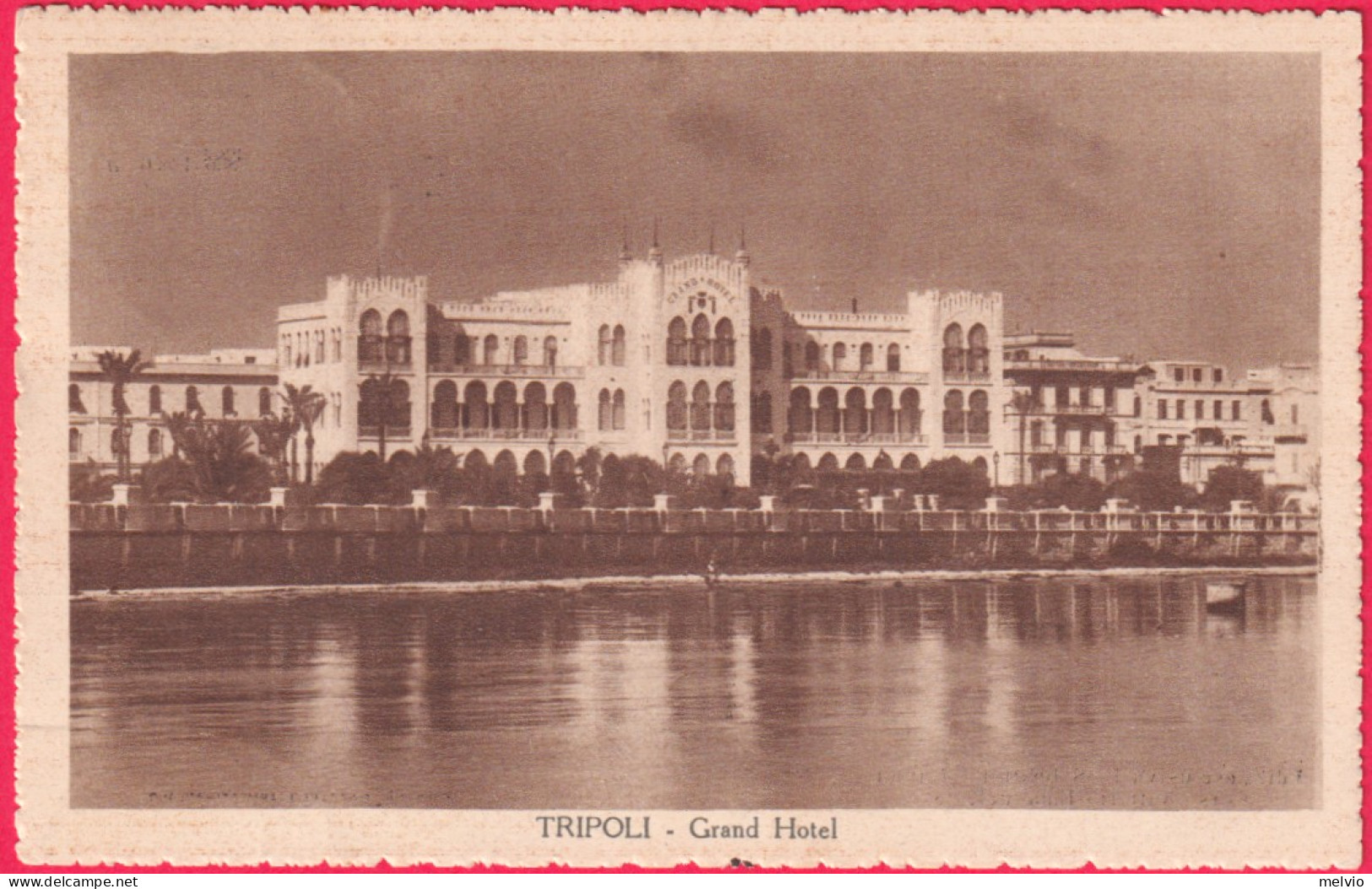 1936-Tripoli Grand Hotel,viaggiata - Libia