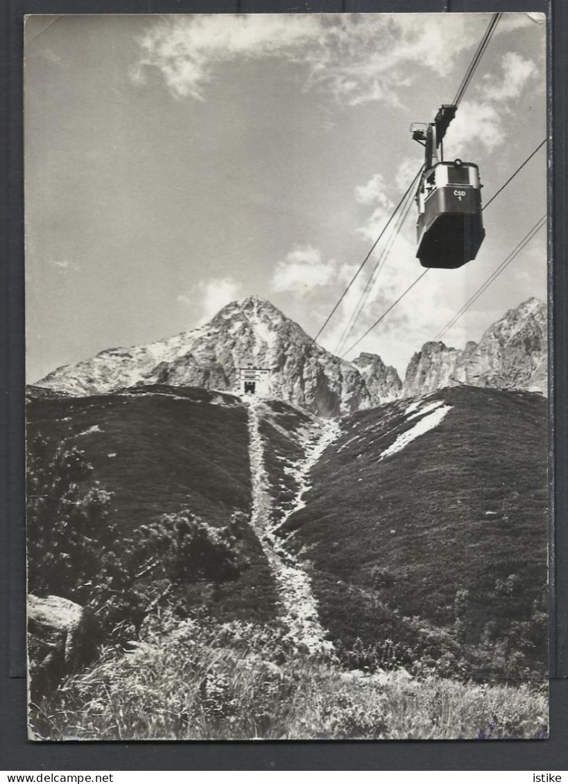 Slovakia, Vysoke Tatry - High Tatras Cableway Up Lomnica Peak-Summer. - Andere & Zonder Classificatie