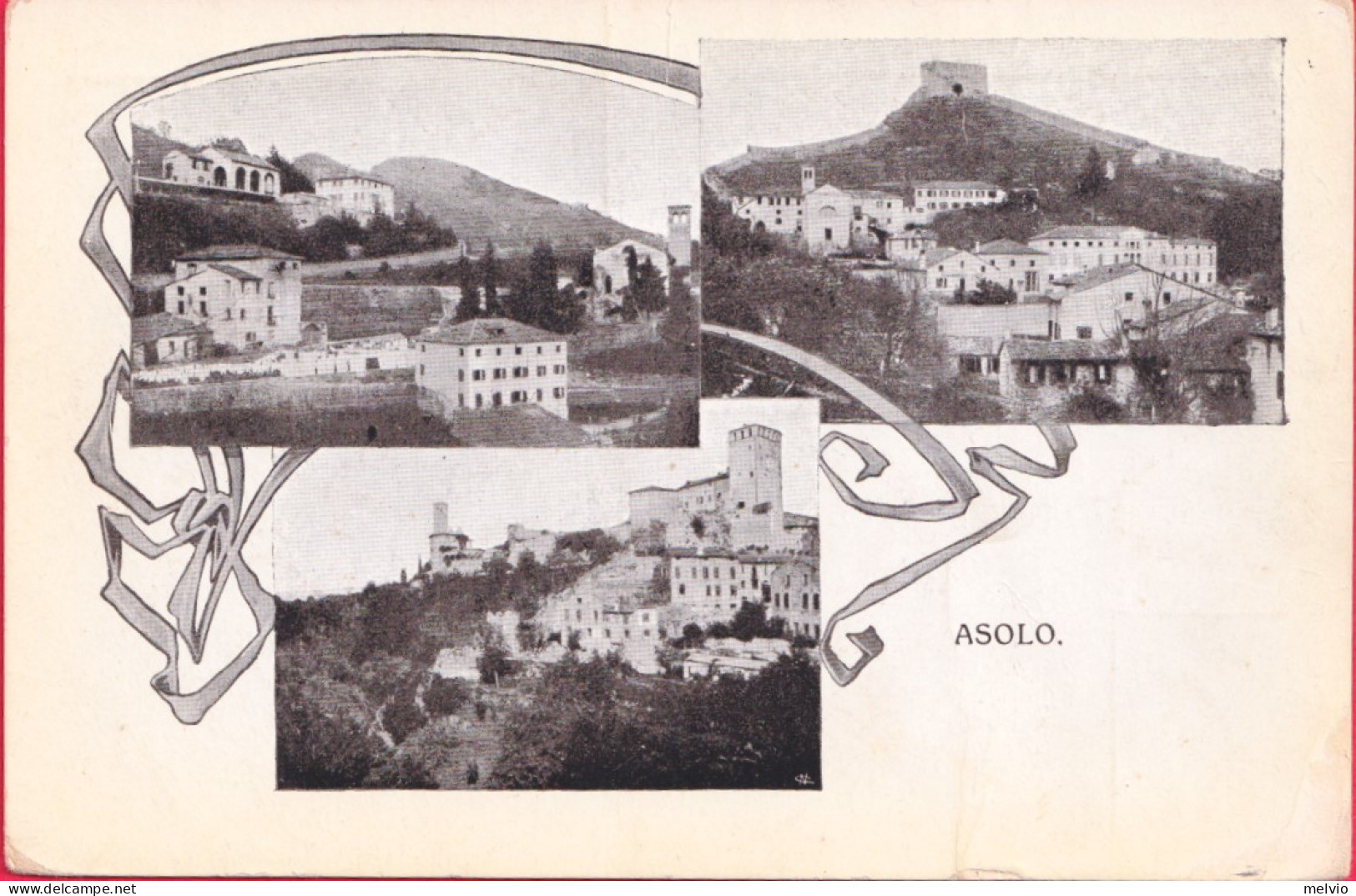 1920circa-Asolo (Treviso) Tre Belle Vedute - Treviso