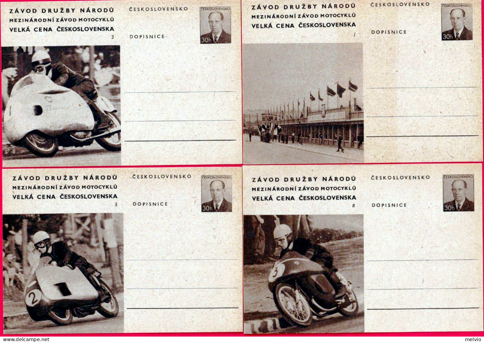 1950circa-Cecoslovacchia Zavod Druzby Narodu Mezinarodni Zavod Motocyklu Velka C - Otros & Sin Clasificación