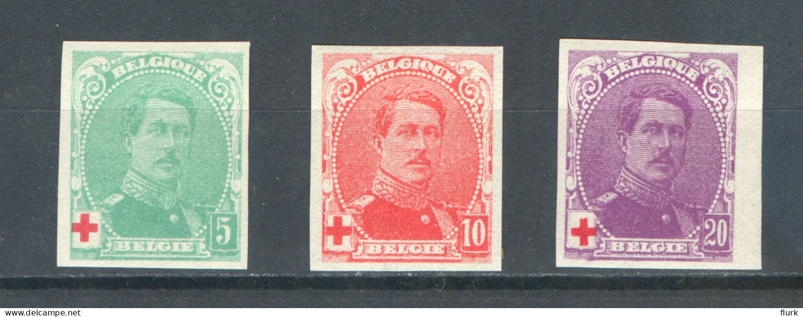 België OCB129-131 X Cote €100 Perfect - 1911-1930