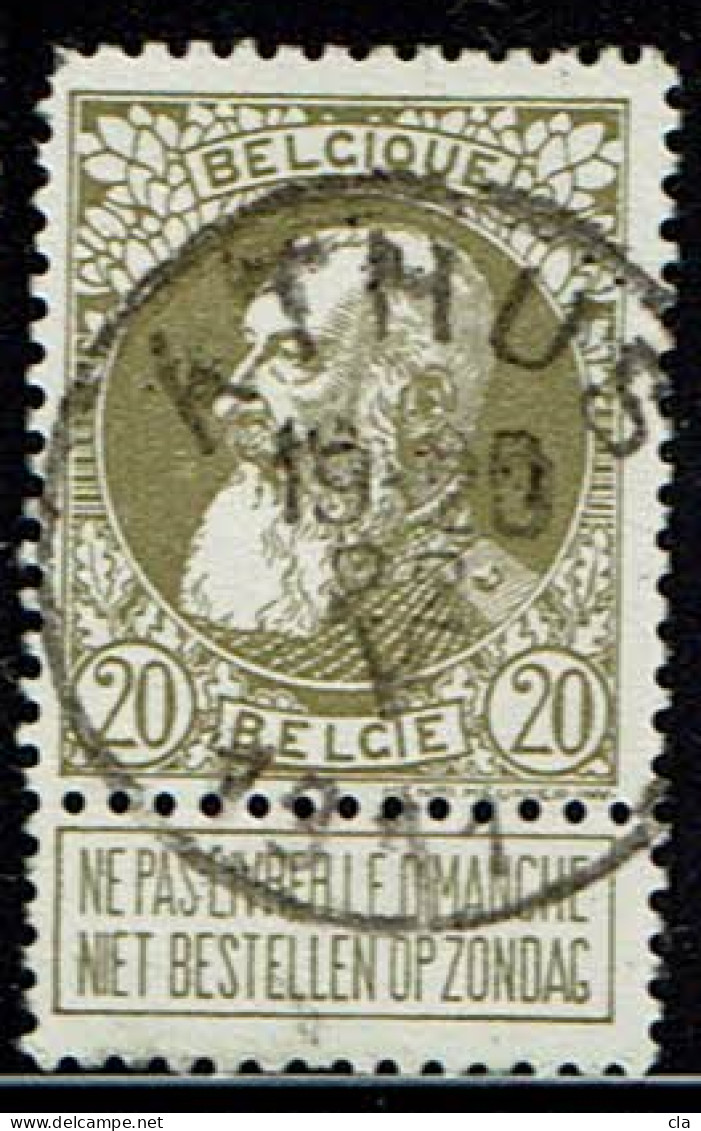 75 Obl  Athus  + 6 - 1905 Grosse Barbe