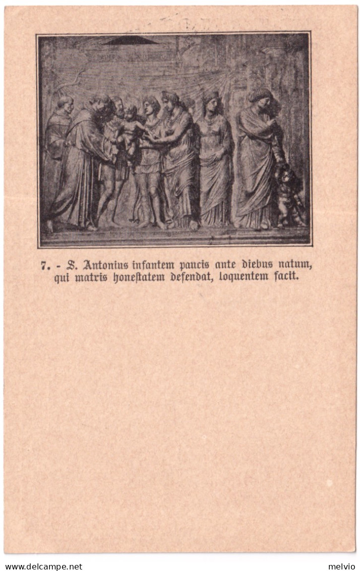 1895-cartolina Commissione Privata S.Antonio Da Padova 10c.vignetta In Nero INFA - Stamped Stationery