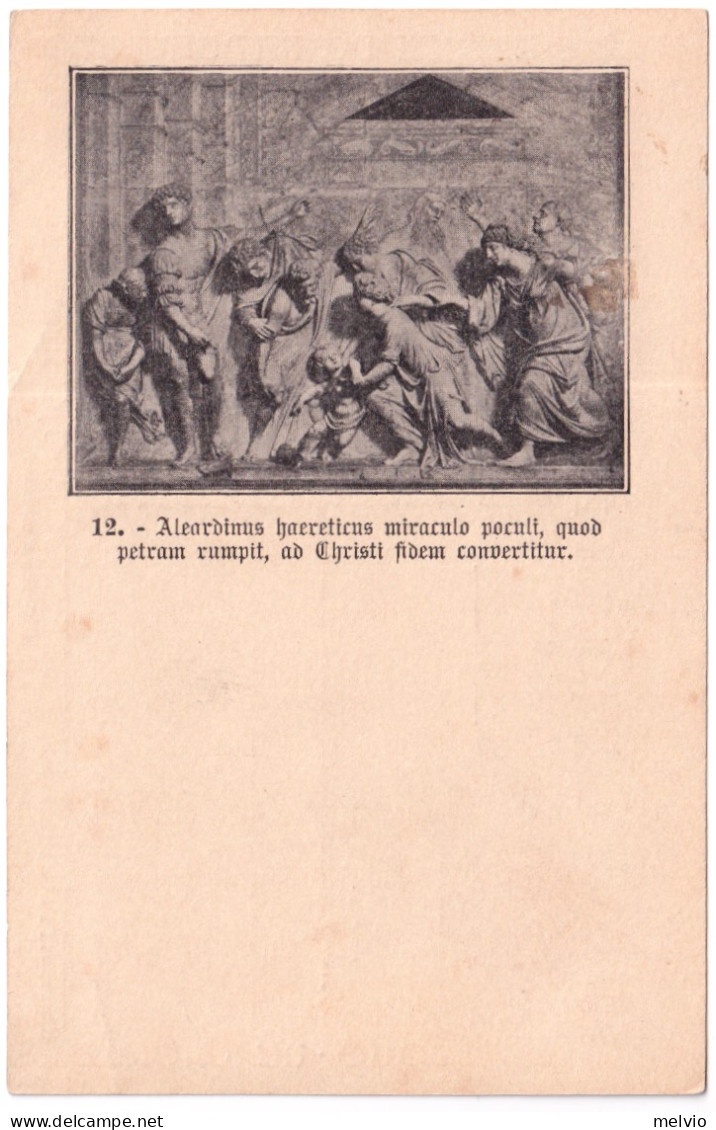 1895-cartolina Commissione Privata S.Antonio Da Padova 10c.vignetta In Nero ALEA - Stamped Stationery