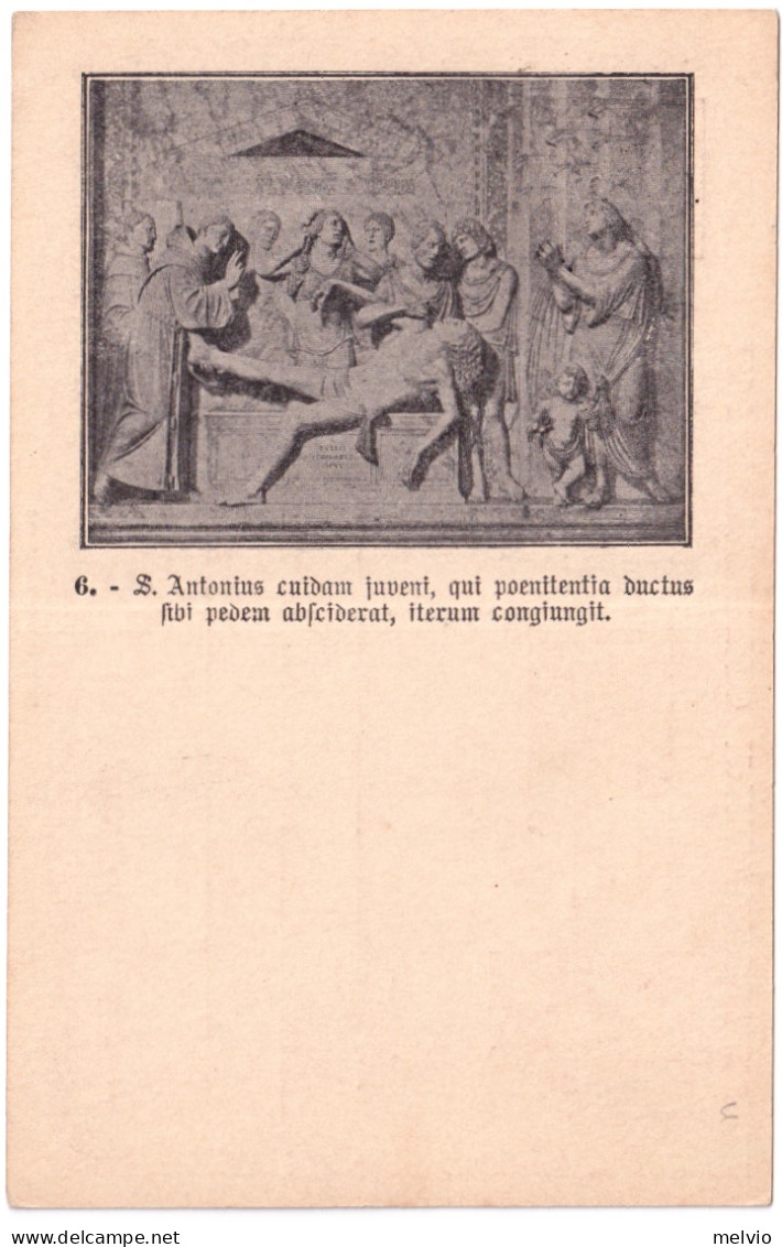 1895-cartolina Commissione Privata S.Antonio Da Padova 10c.vignetta In Nero CUID - Stamped Stationery