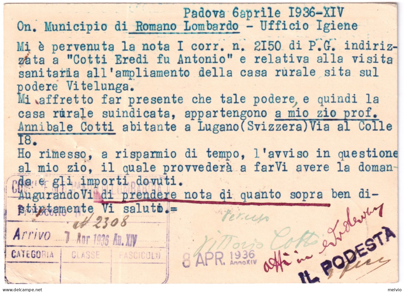 1936-cartolina Postale 30c.Strada Del Ponale (fori Di Spillo)viaggiata Cat.Filag - Interi Postali