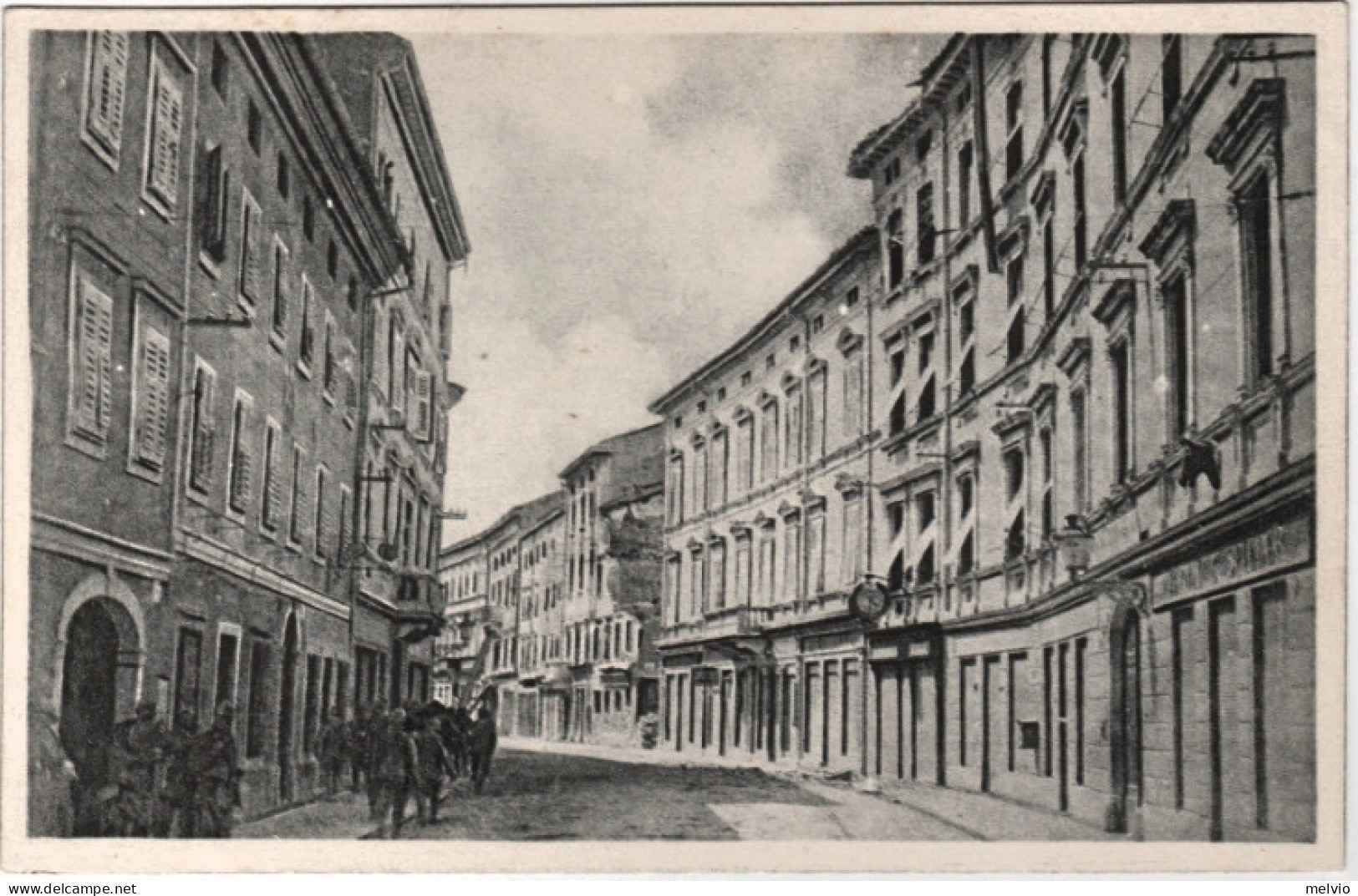 1930circa-Gorizia Via Emanuele De Amicis Cartolina Del Reparto Fotografico Del C - Gorizia