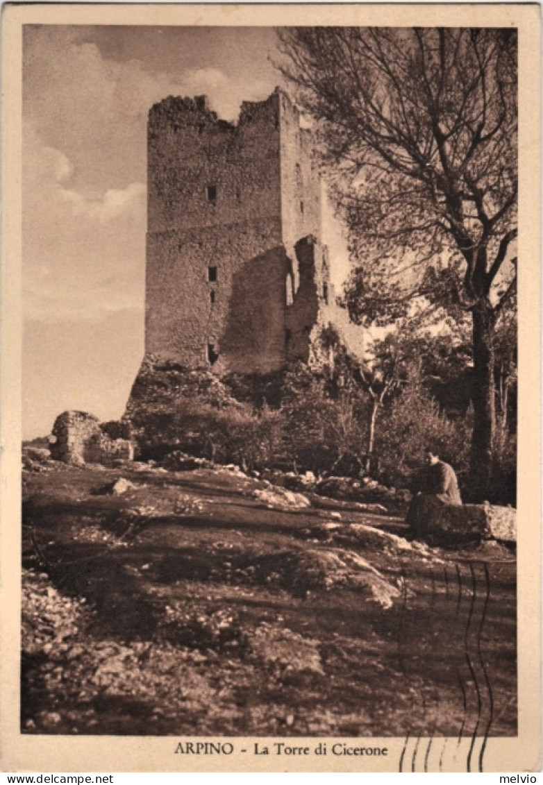 1962-Frosinone Arpino La Torre Di Cicerone,viaggiata - Frosinone
