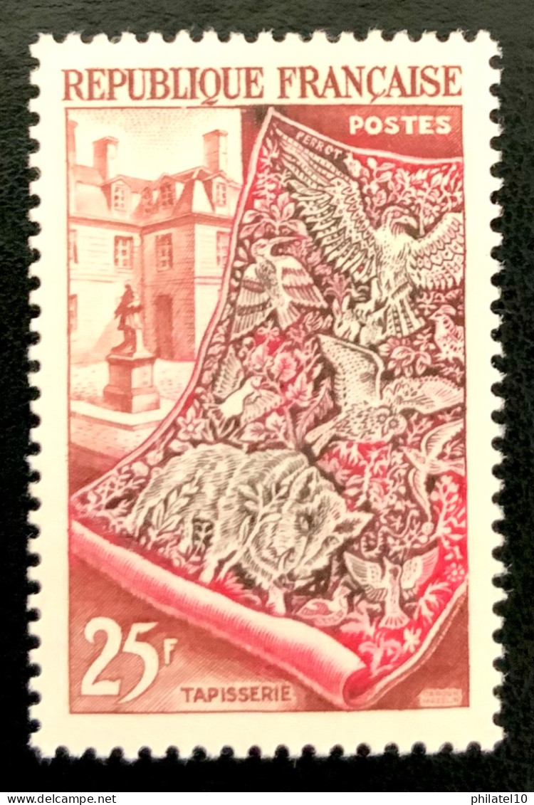 1954 FRANCE N 970 TAPISSERIE - PRODUCTION FRANÇAISE DE LUXE - NEUF** - Neufs