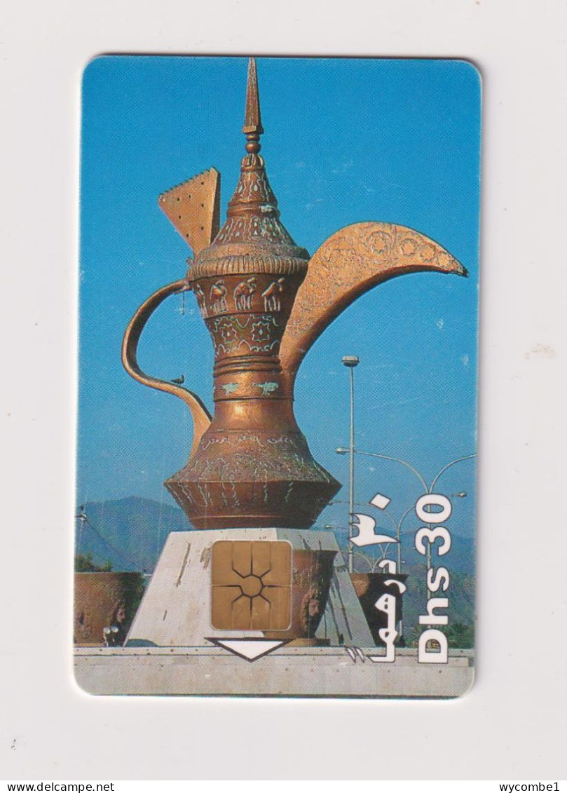 UNITED ARAB EMIRATES - Coffee Pot Statue Chip Phonecard - United Arab Emirates