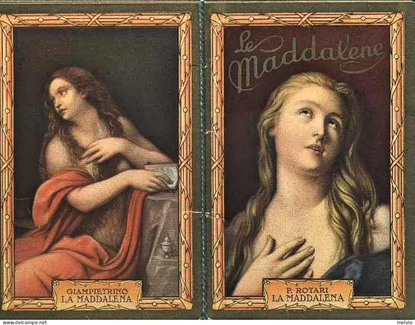 1939-calendarietto "Le Maddalene"con Bellissime Illustrazioni Cromolitografiche - Petit Format : 1921-40