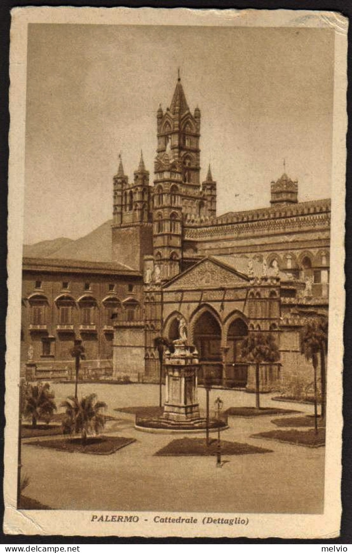 1930-"Palermo,Cattedrale (dettaglio)" - Palermo