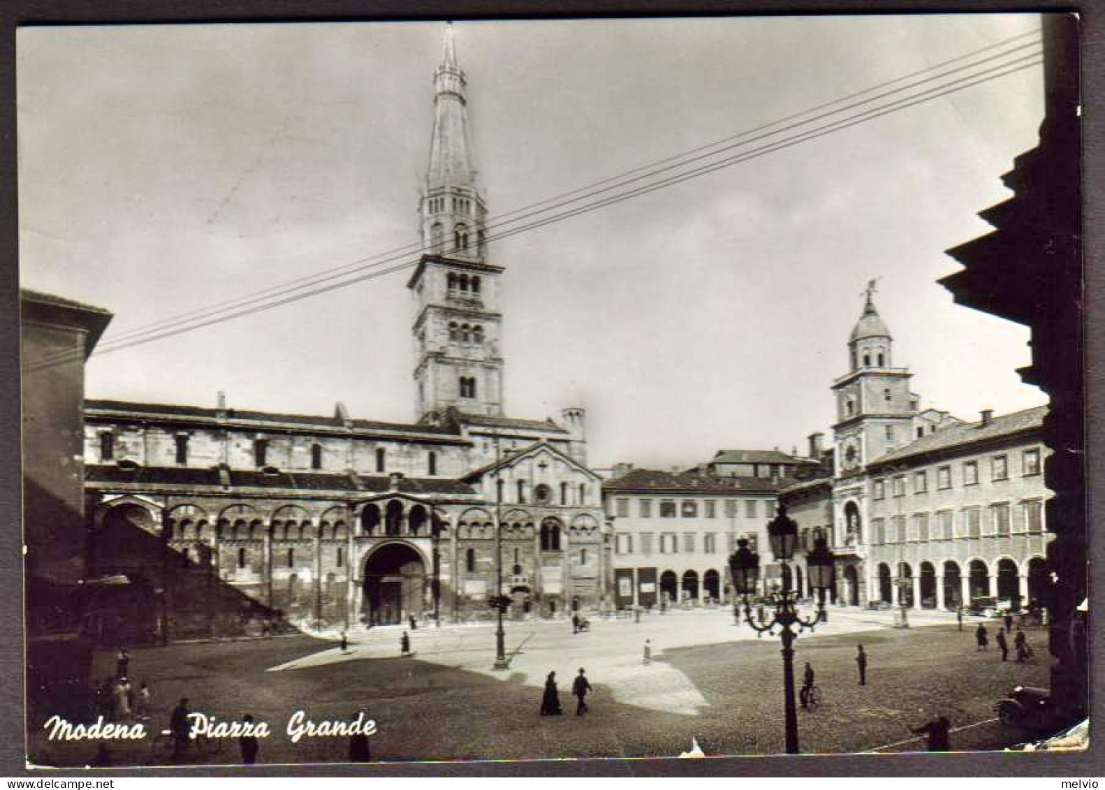 1953-"Modena,foto Piazza Grande,animata" Diretta In Germania - Modena