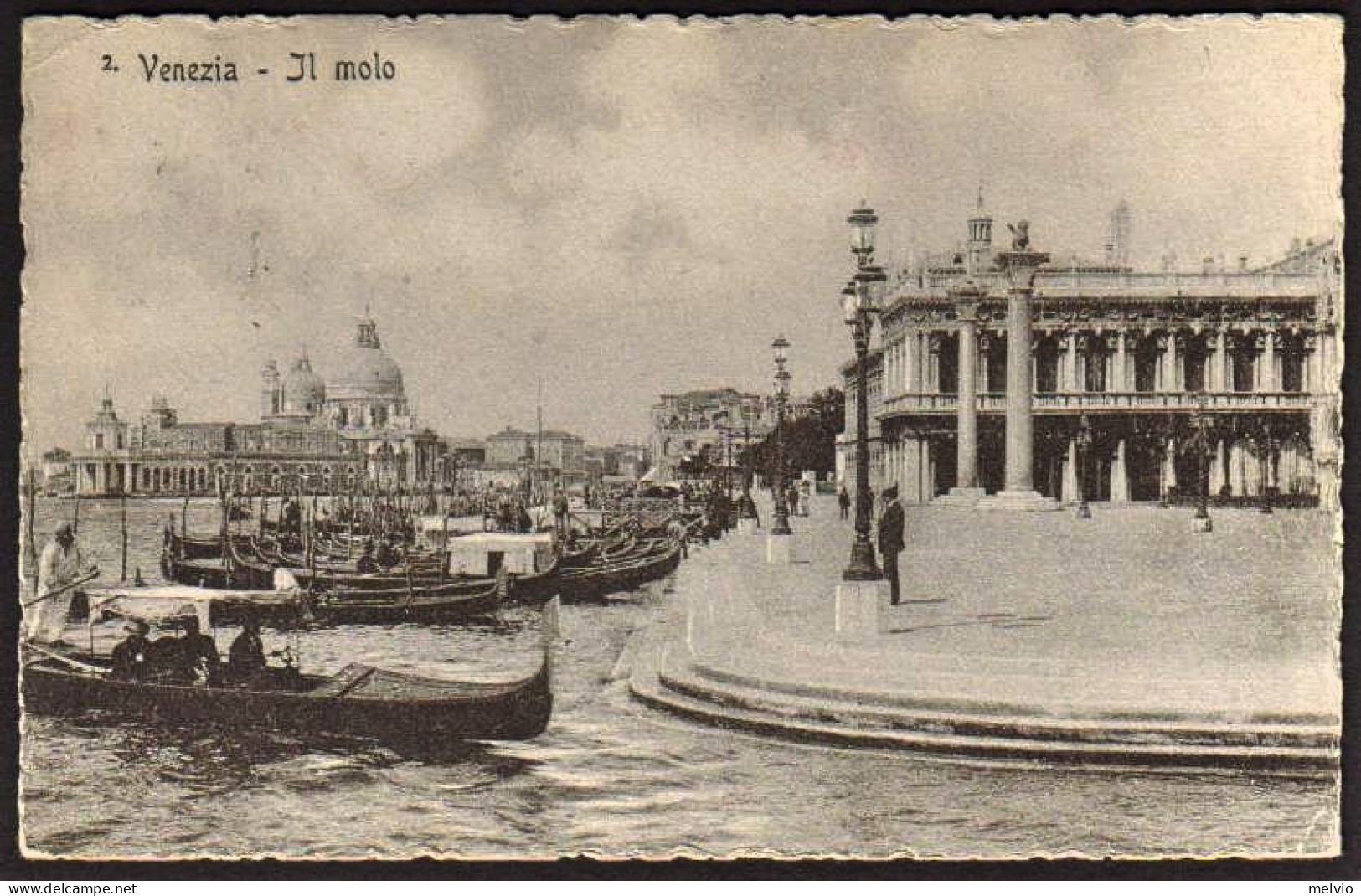 1909-"Venezia,il Molo,animata" - Venezia (Venice)