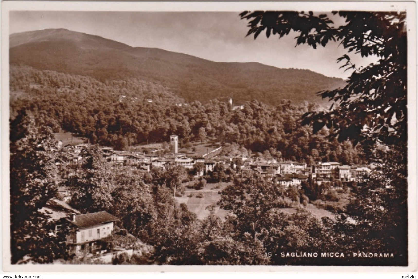 1930circa-Biella Sagliano Micca Panorama, Non Viaggiata - Biella