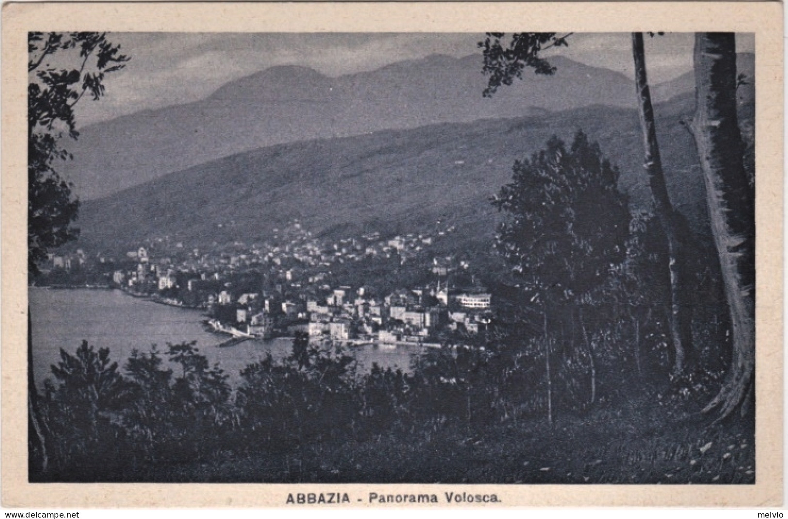1930circa-Croazia Abbazia Panorama Volosca, Non Viaggiata - Croatia