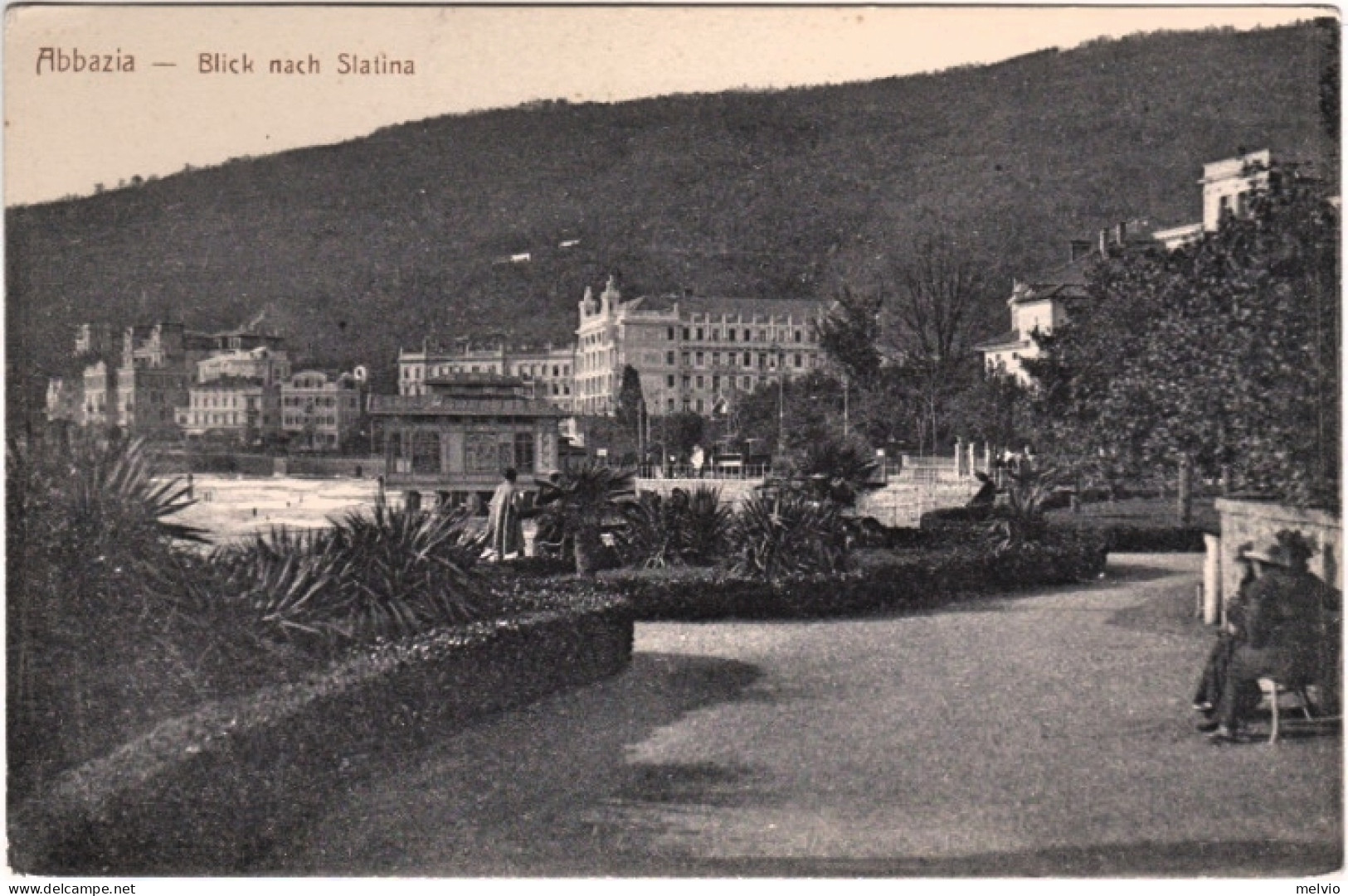 1910circa-Croazia Abbazia Blick Nach Slatina, Non Viaggiata - Croatia