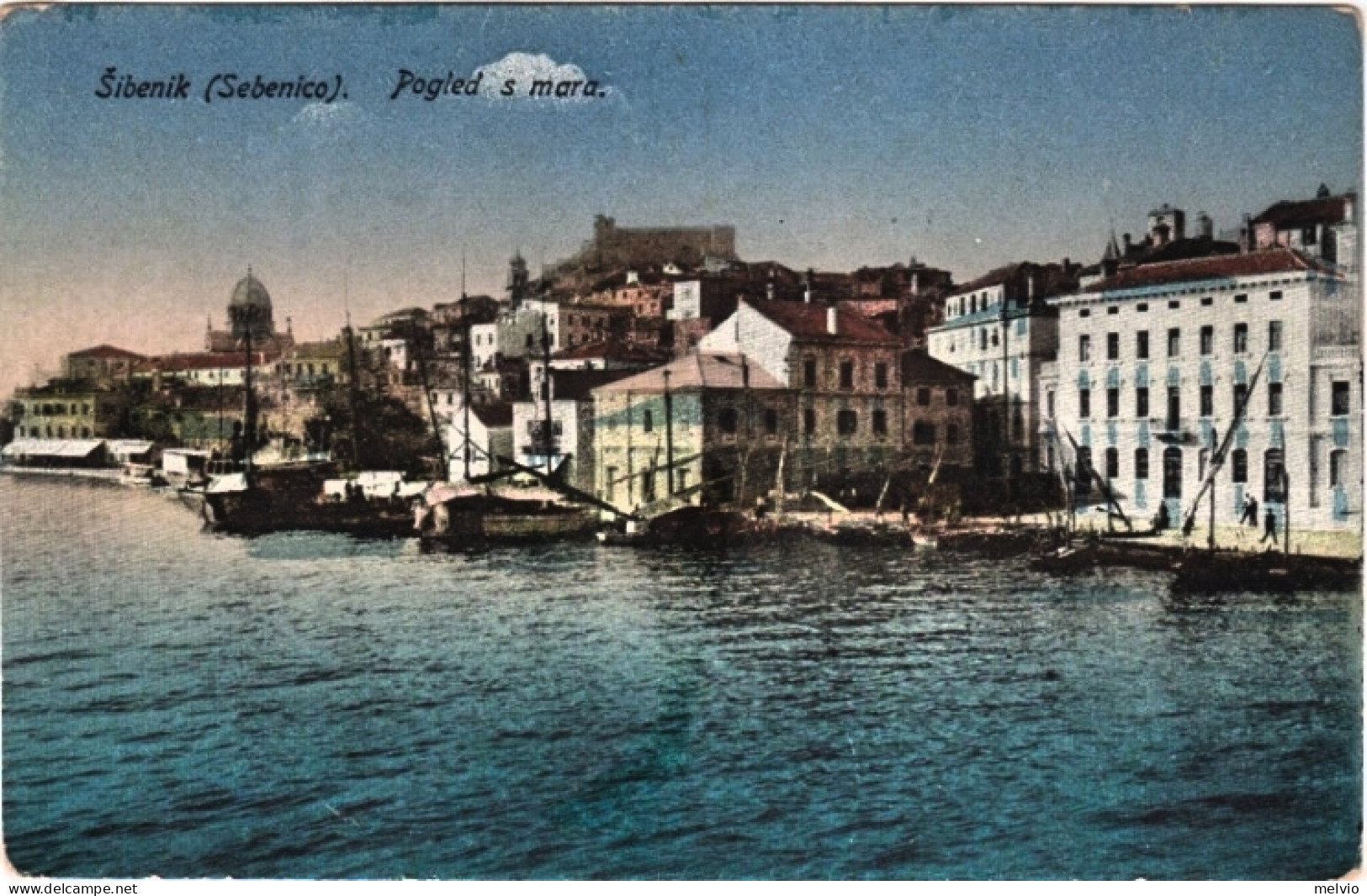 1920-circa-Slovenia Sibenik (Sebenico) Pogled S.mara, Non Viaggiata - Slovenia
