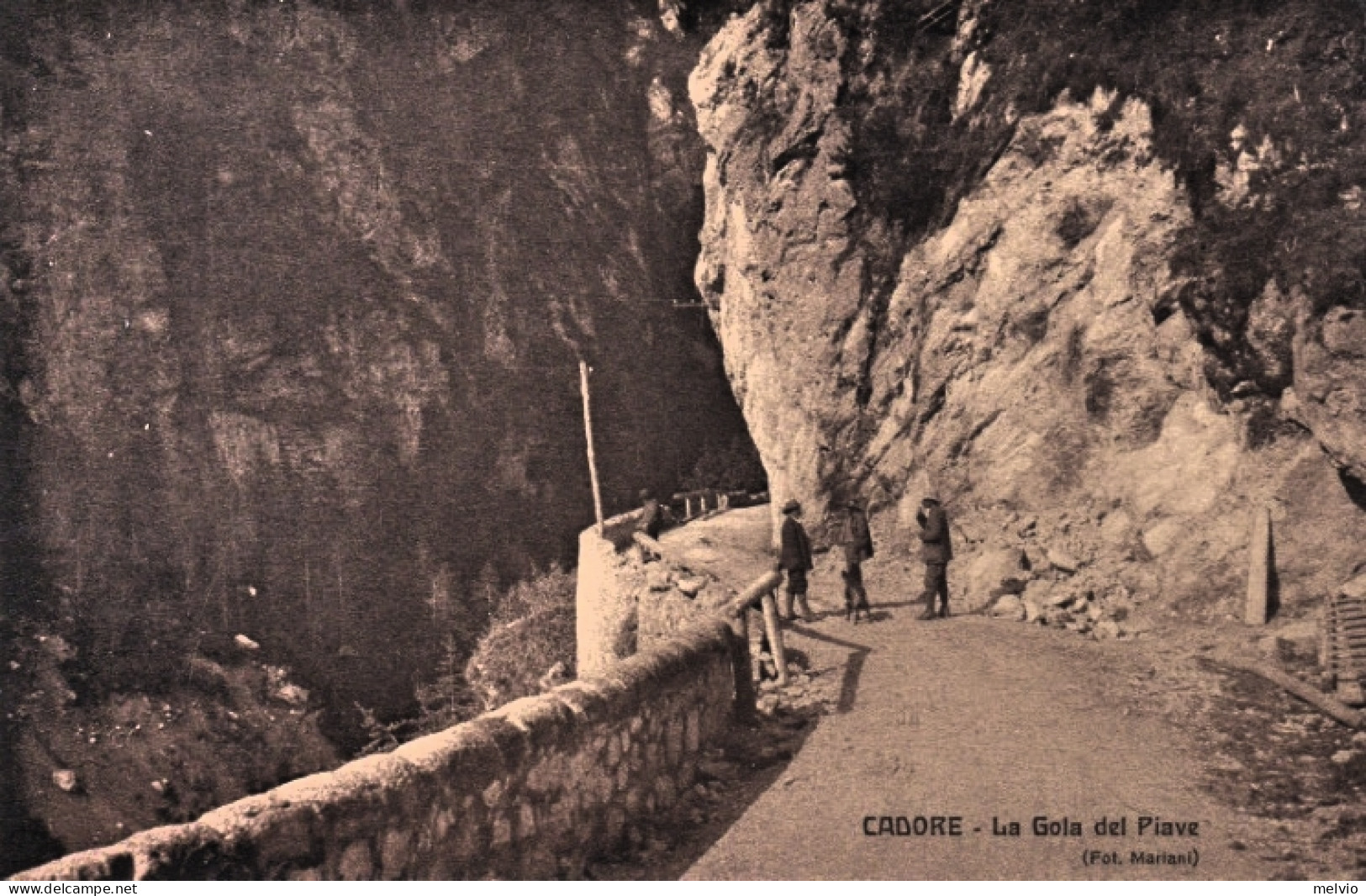 1915-Cadore La Gola Del Piave Animata - Belluno