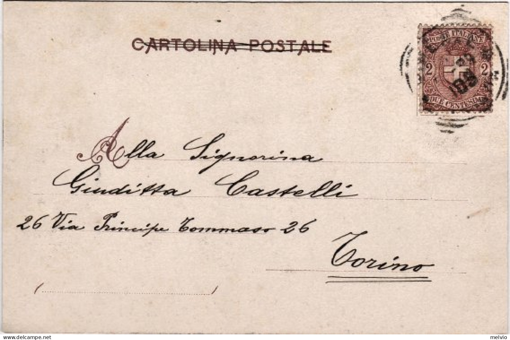 1899-Firenze Cascine Viale Del Re, Viaggiata - Firenze (Florence)
