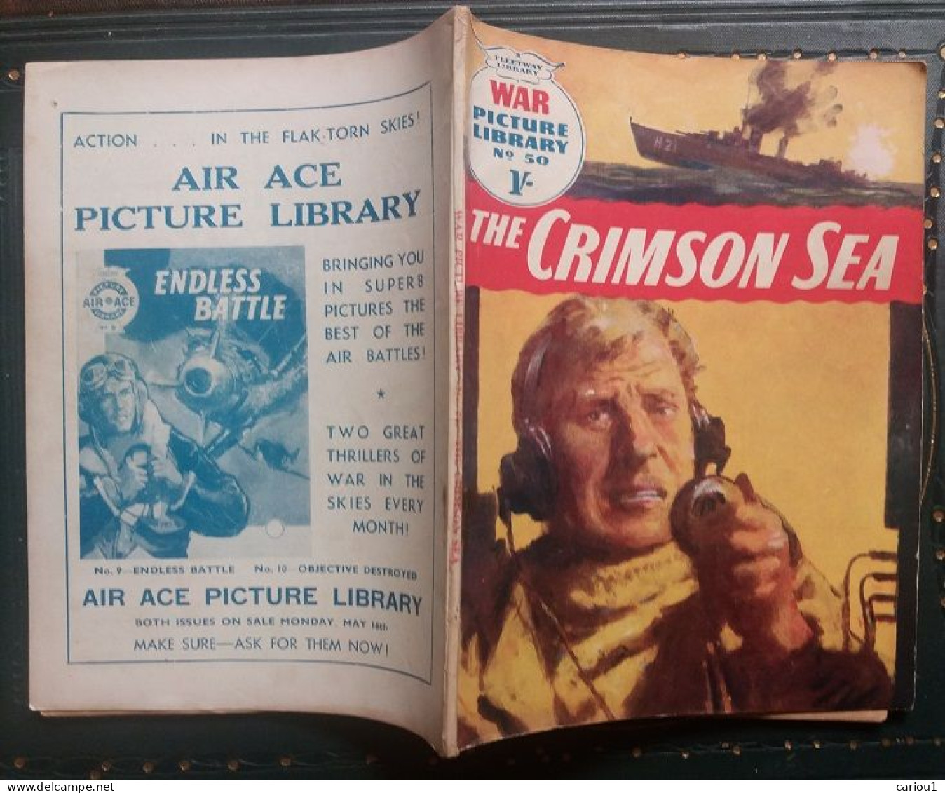 C1  Hugo PRATT The Crimson Sea FLEETWAY 1960 EO Edition Originale FIRST EDITION PORT INCLUS France - Pratt