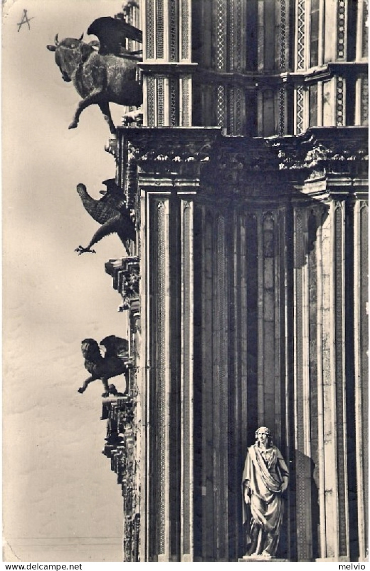 1929-cartolina Foto "Orvieto Profilo Della Facciata Del Duomo" Diretta In Austri - Terni