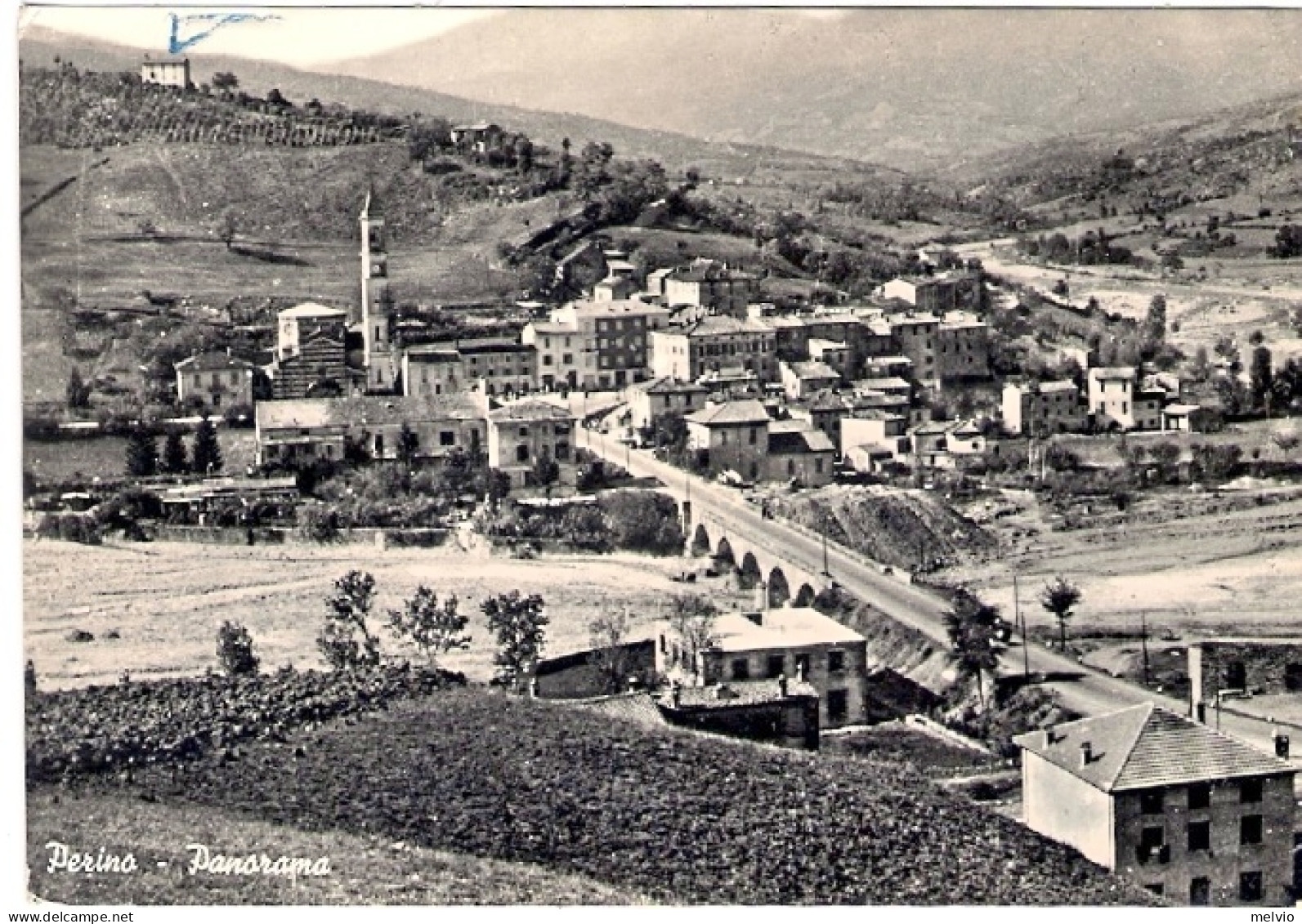 1958-cartolina Foto Perino Piacenza Panorama Affrancata L.15 Lourdes Isolato - Piacenza