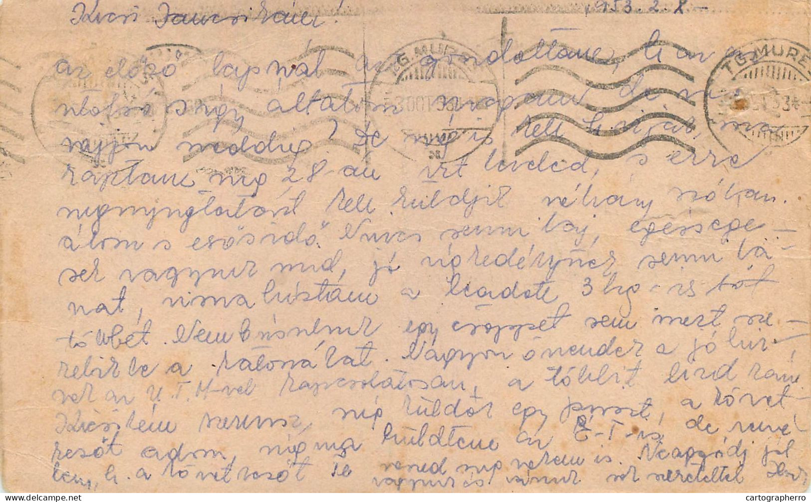 Postal Stationery Postcard Romania Borsec 1953 - Rumania