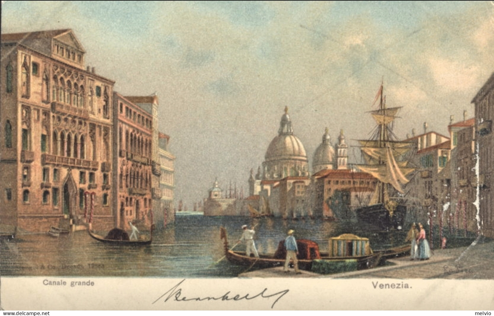 1904-Venezia Canale Grande, Viaggiata Diretta In Belgio - Venezia (Venice)