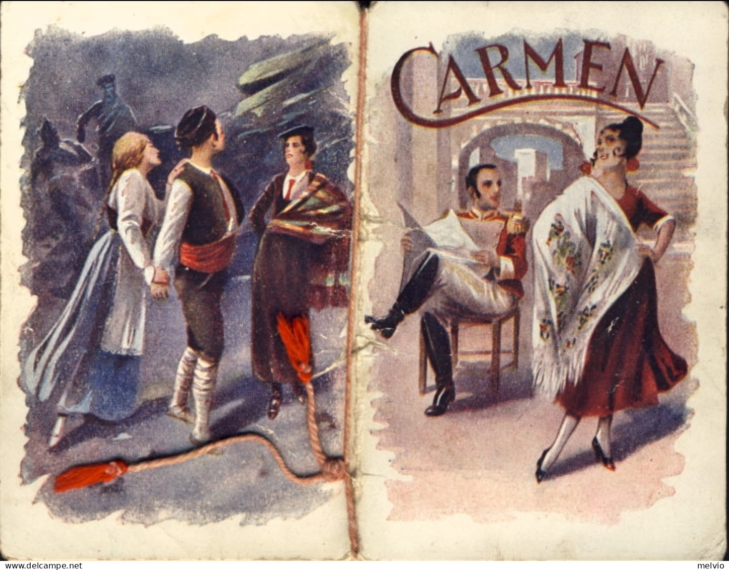 1924-"Carmen"calendario 6,5x9,5 Cm. In Buone Condizioni - Petit Format : 1921-40