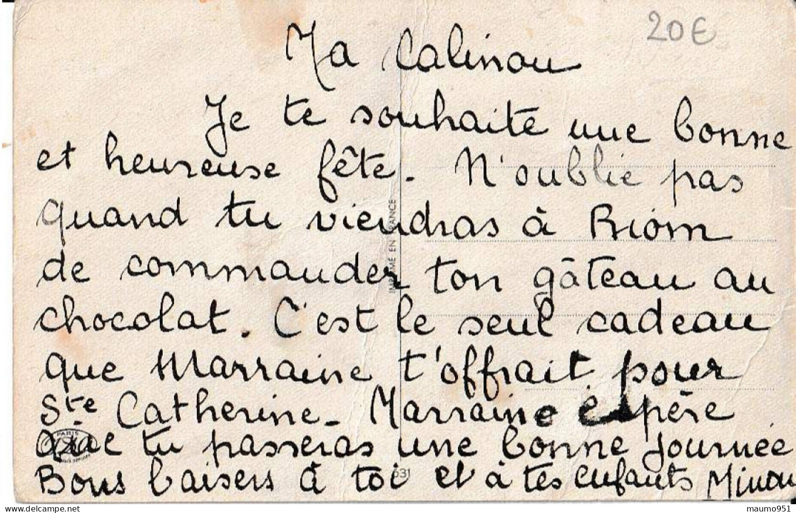 BOURET Germaine : Cpa Avec Collage (système - Série 631 - Le Manche à Balai ça M'connait. - Bouret, Germaine