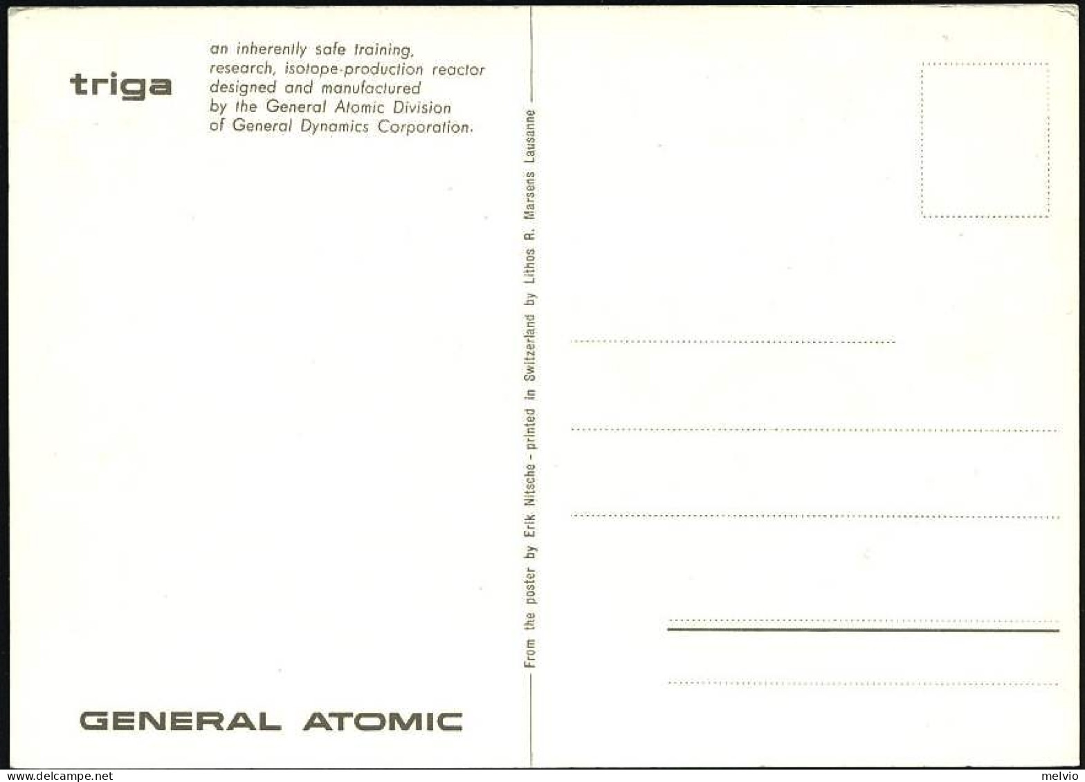 1958-Svizzera S.1v."Conferenza Atomica Ginevra"su Cartolina Fdc Illustrata - FDC