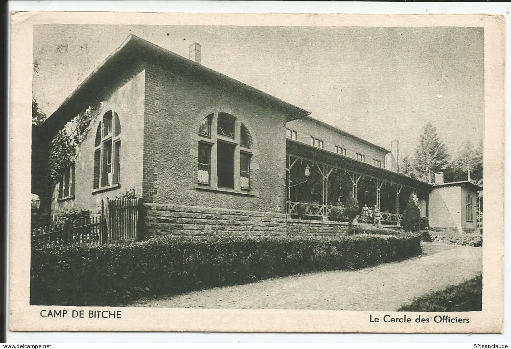 Le Camp De Bitche Le Cercle Des Officiers    1937    N° - Bitche
