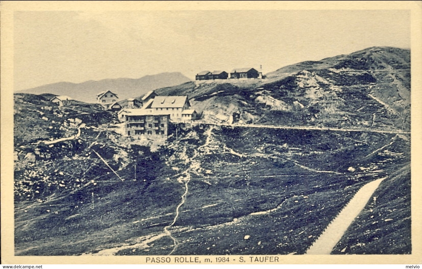 1930-circa-albergo Cavalazza Passo Di Rolle S.Taufer (Trento) - Trento