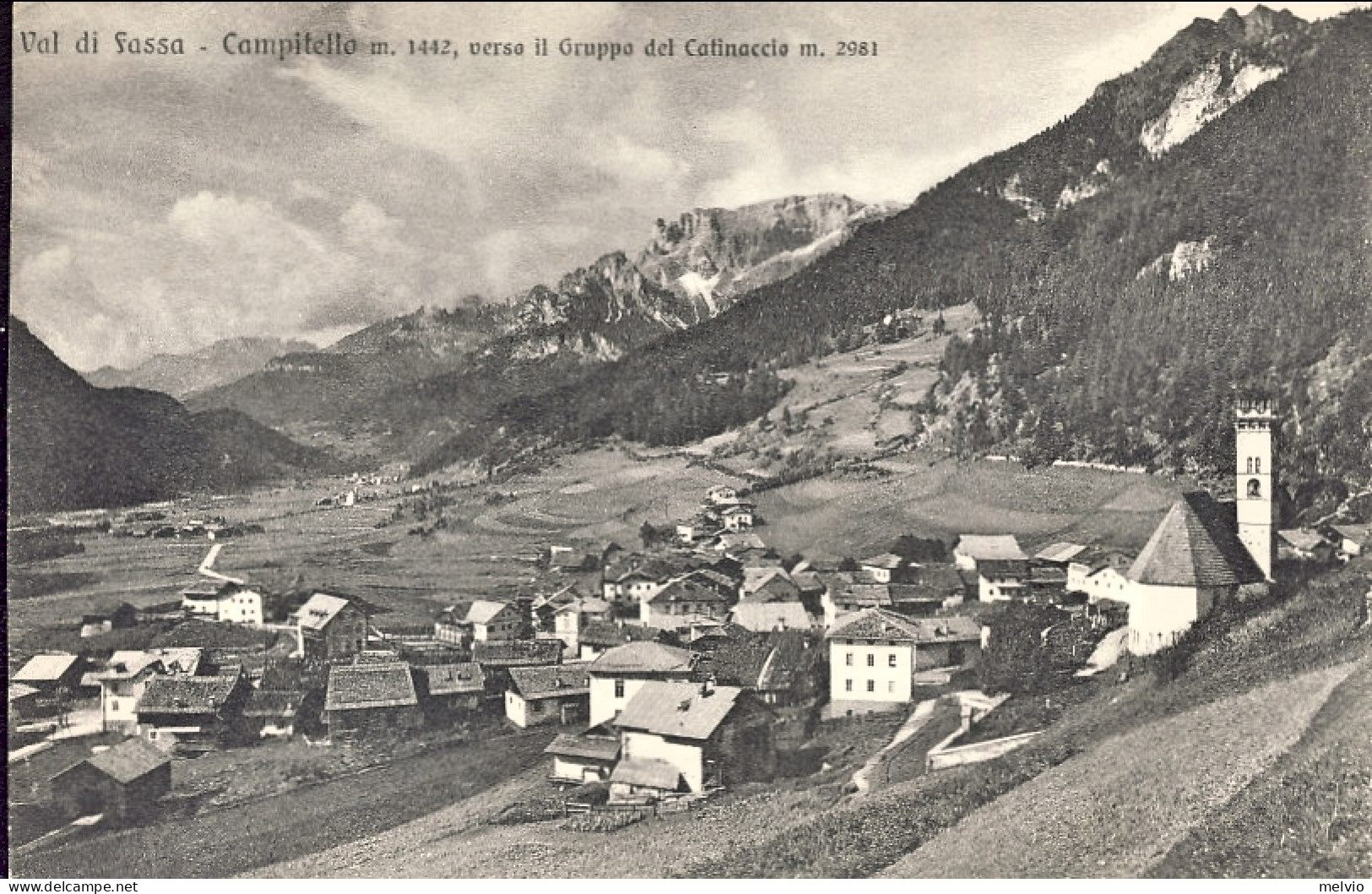 1968-Val Di Fassa Campitello Verso Il Gruppo Del Catinaccio (Trento) - Trento